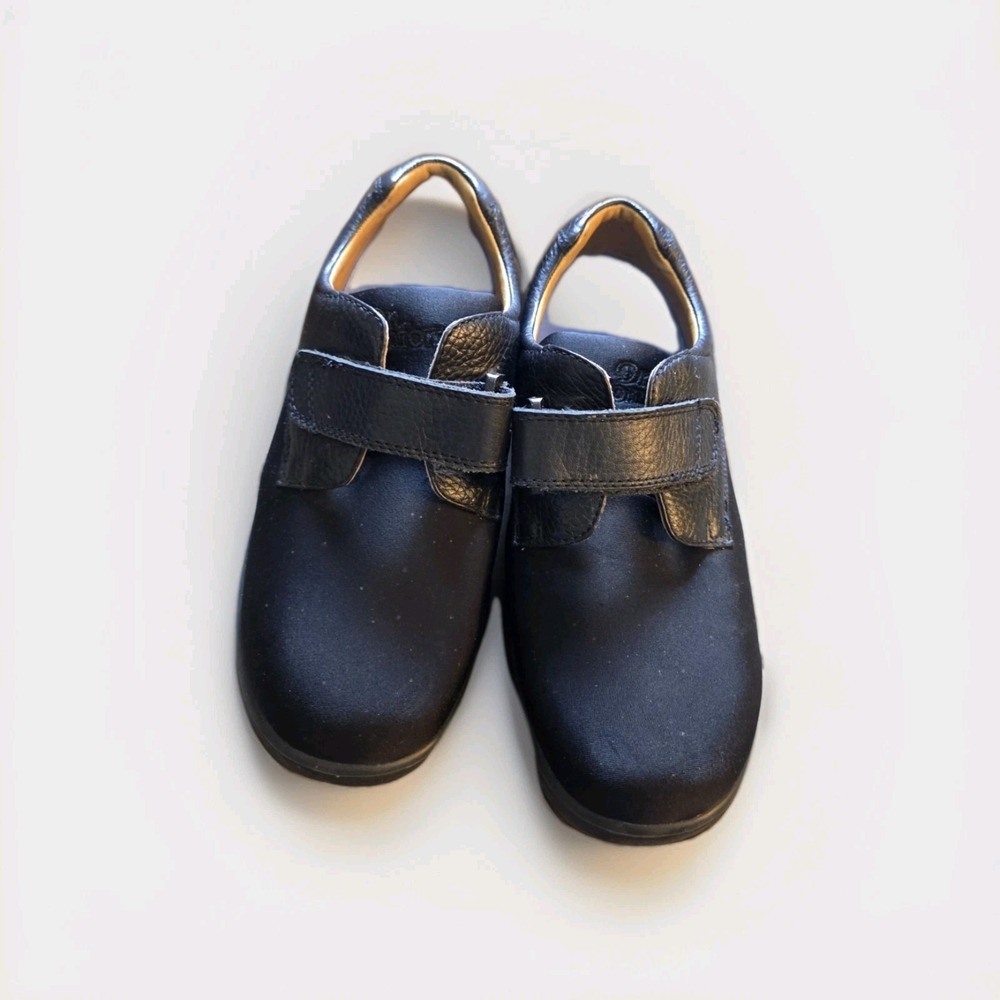 Dr. Comfort Annie Women's Diabetic‎ Shoes 6.5 X-Wide Black Leather Lycra Comfort